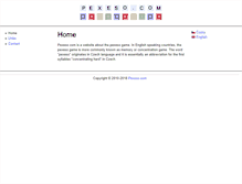 Tablet Screenshot of pexeso.com